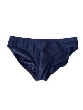 Nike Navy Bikini Bottom M Minimalist Sport Swim Low Rise Athleisure